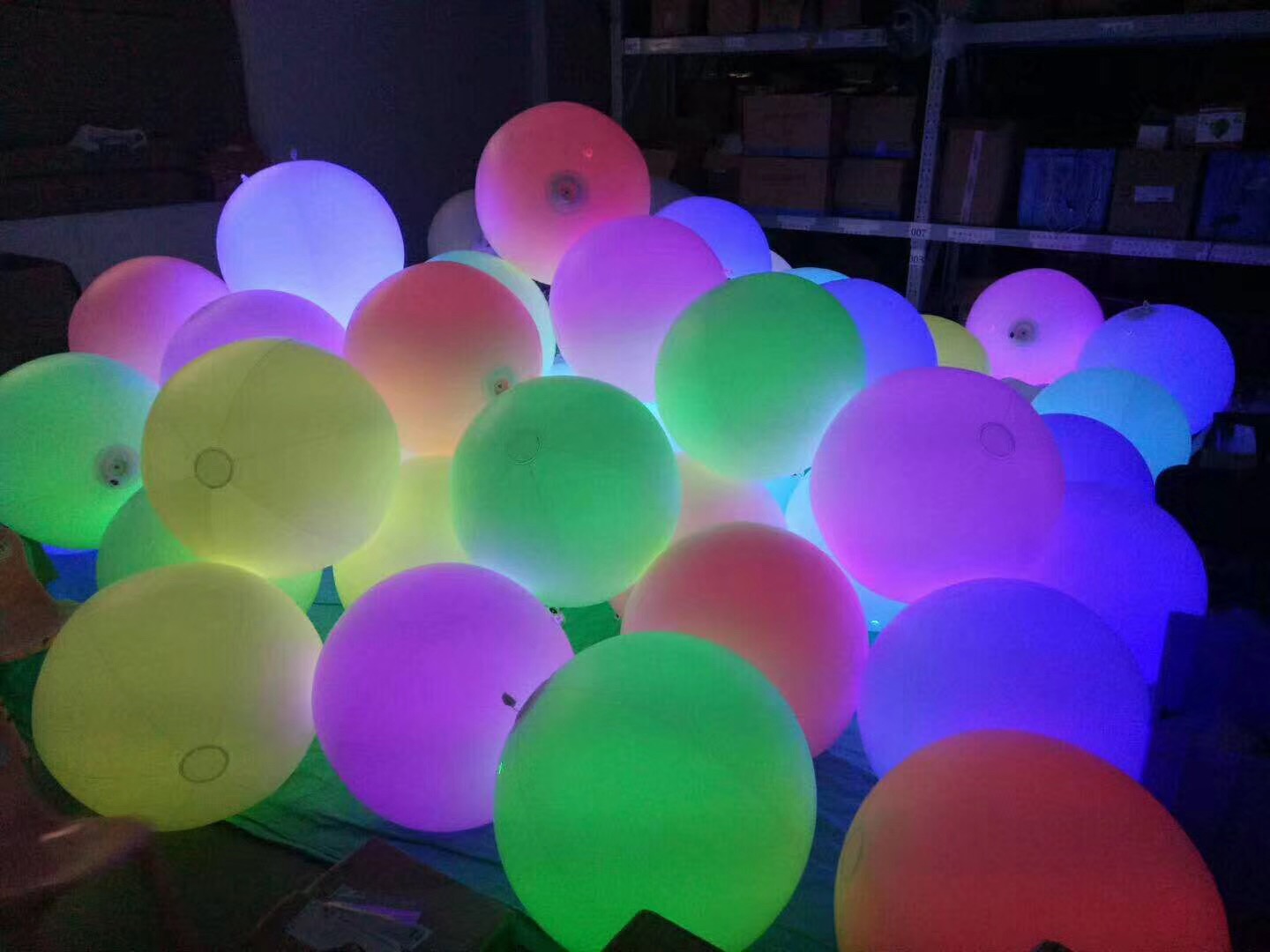 Led Balloon Light - LED opblaasbare kleurrijke aanraakbare PVC lichtbal,