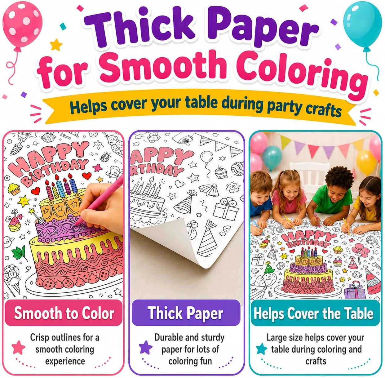 Kinderen Reuzenkleurplaat DIY  - Table Cloth Disposable recensie en prijs