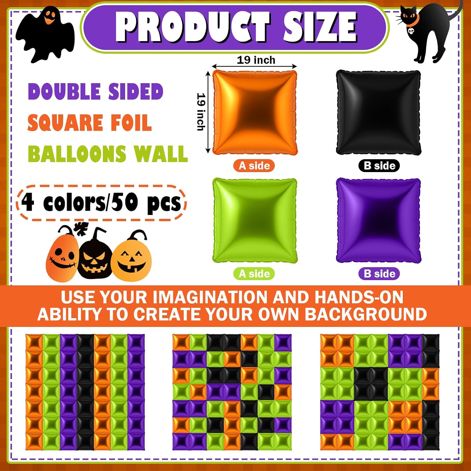 50-delige Halloween Ballonnenb - Balloon Arch Kit recensie en prijs