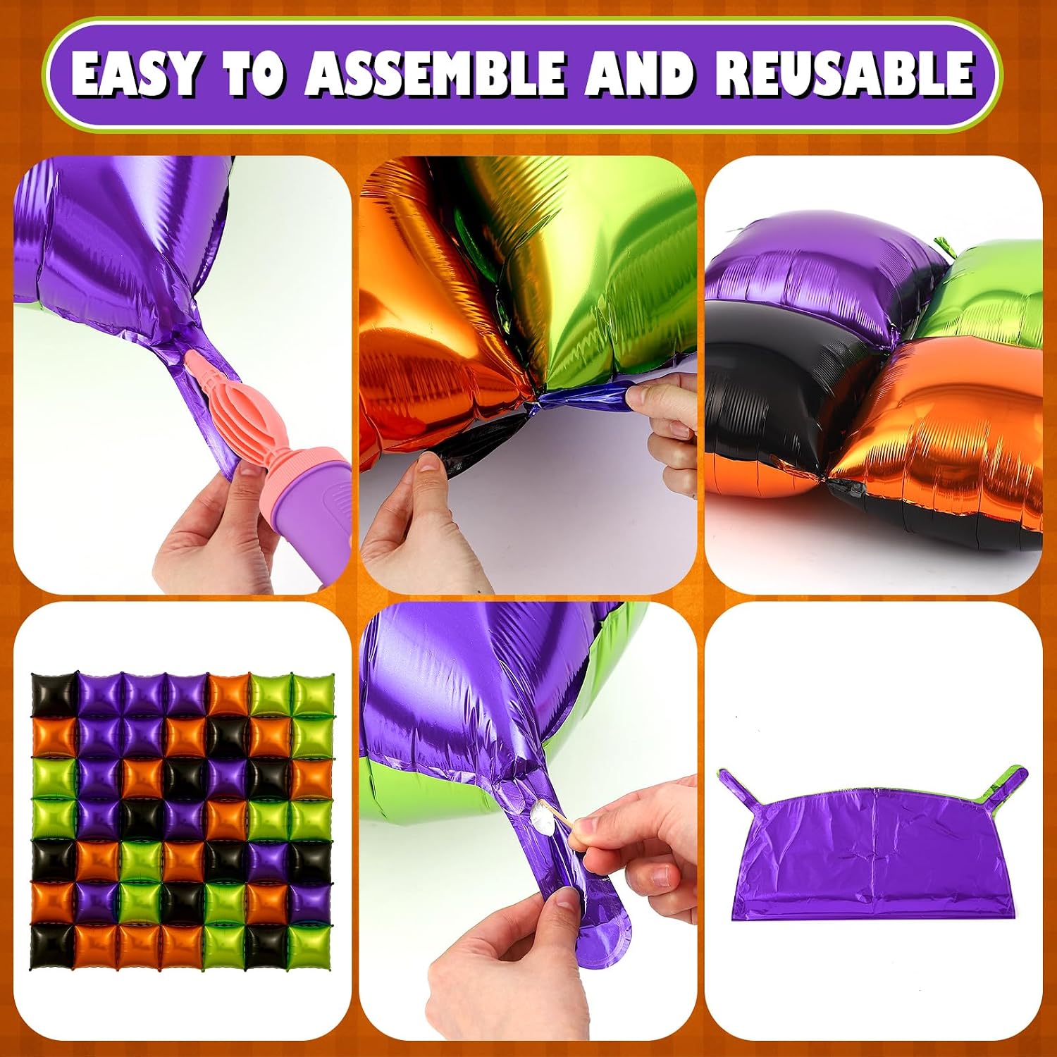 50-delige Halloween Ballonnenb - Balloon Arch Kit recensie en prijs