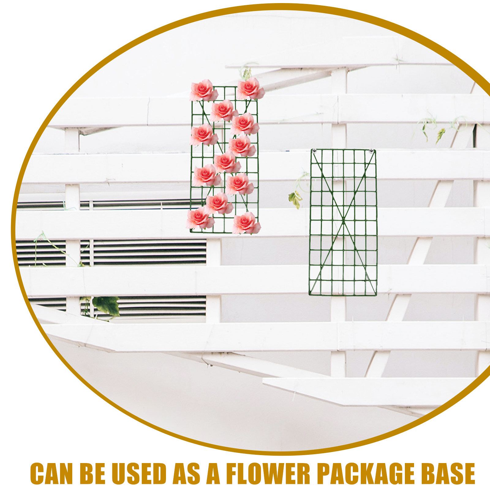 4-delige PP bloemenwandrek bru - Flower Wall Panel recensie en prijs
